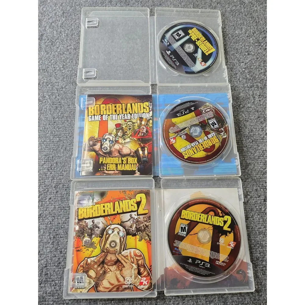 Borderlands, Borderlands 2, Borderlands The Pre-Sequel Sony PlayStation 3 Tested